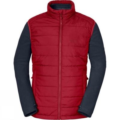 Chaquetas Jack Wolfskin Glen Dale Hombre - Rojas / Azules Oscuro - Chile RNK460519